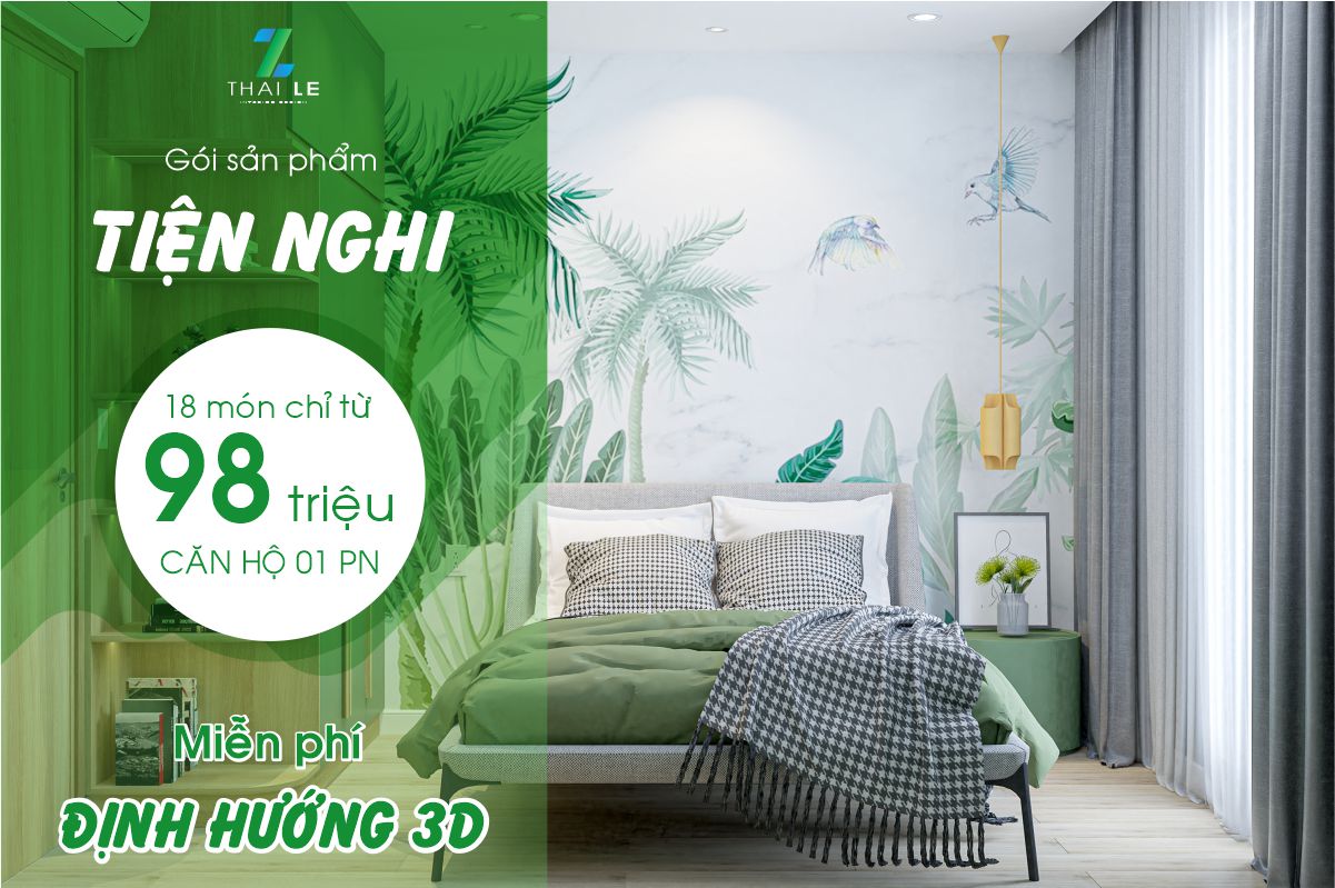 Trọn gói nội thất 18 món chỉ từ 98 triệu